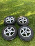 Nästan nya 14" Bridgestone Blizzak ICE + BROCK RC30 fälgar