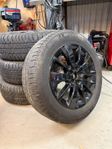 17” svarta alufälgar 5-108 SOM NY!