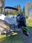 Silver Moreno 620 Mycket fin Trailer Mercury F200 Verado