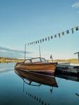 Camping träbåt nyrenoverad