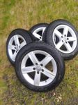 Audi A4 fälgar året runt.däck