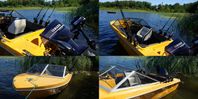 Vator 15 DL , 3 Motorer , Ekolod , 80-Släp, Fiskebåt