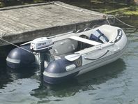 Gummibåt Vetus 270 med Selva 5 hp