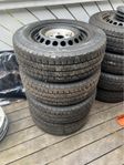 4x Fälgar med sommardäck till VW Transporter T5 i bra skick