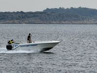 Ryds 550 GT med Evinrude 90hk + Fogelsta 80km trailer