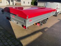 Westbay släpvagn med ALU-kåpa 2600 kg