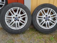 Sommardäck på fälgar till Ford Focus 