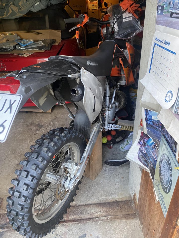 KTM enduro i originalskick