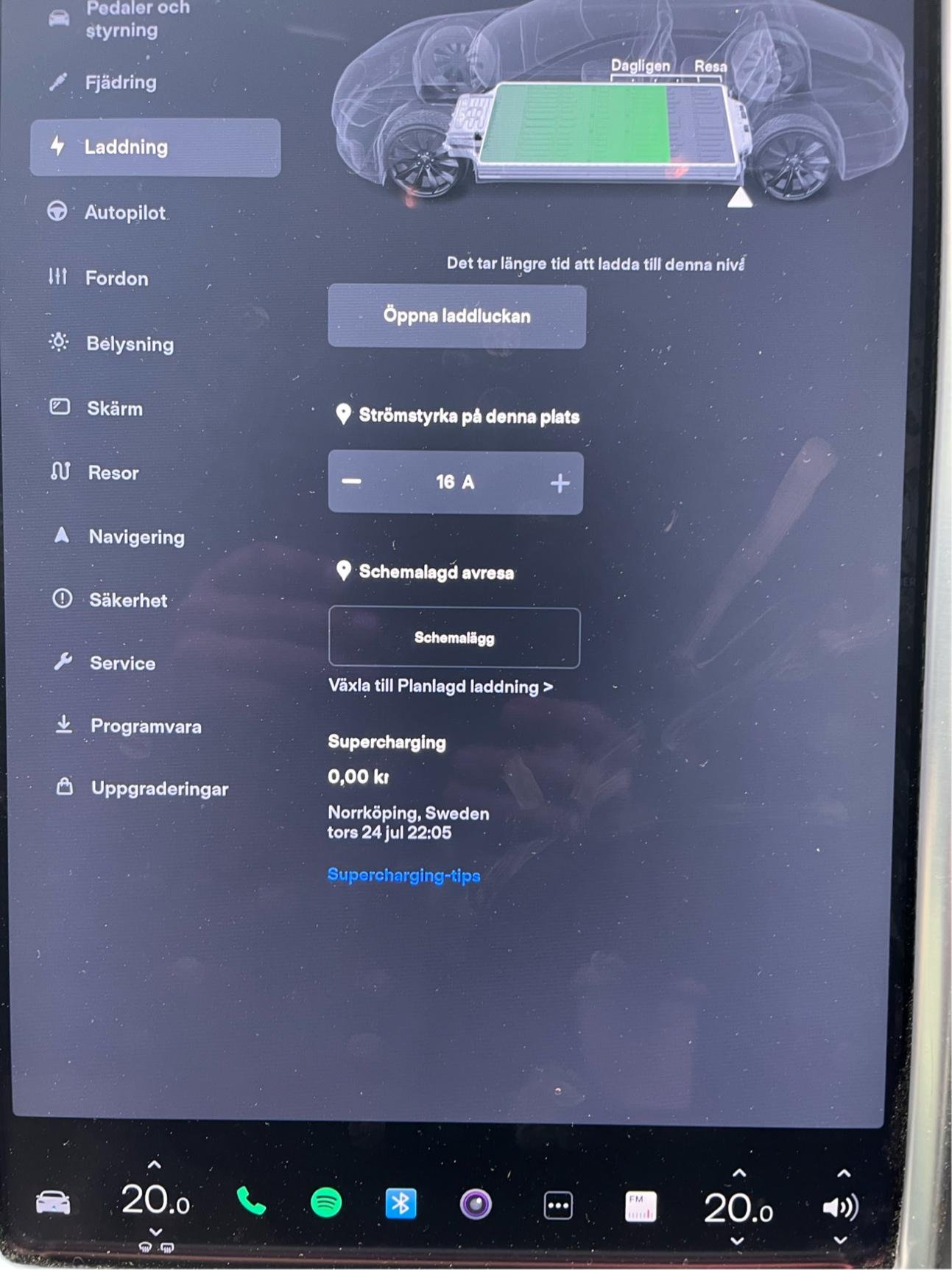 Tesla Model S 60D, 313hk, 2016