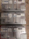 3 st AGM Varta 95 Ah batteri,nya