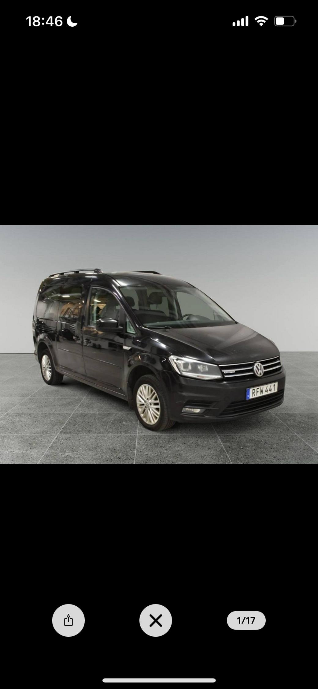 Volkswagen Caddy Maxi Life 7-Seater 1.4 TGI BlueMotion DSG Sekventiell, 110hk, 2018