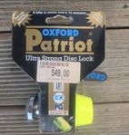 Motorcykellås bromskivelås oxford patriot
