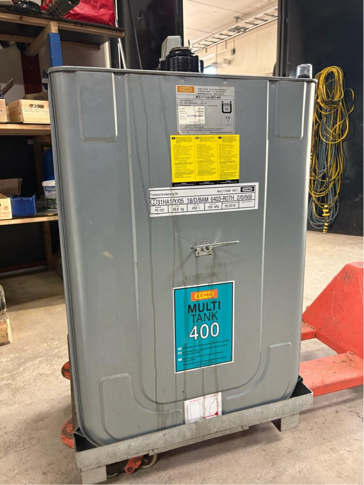 Multitank, spillolja 400 L 