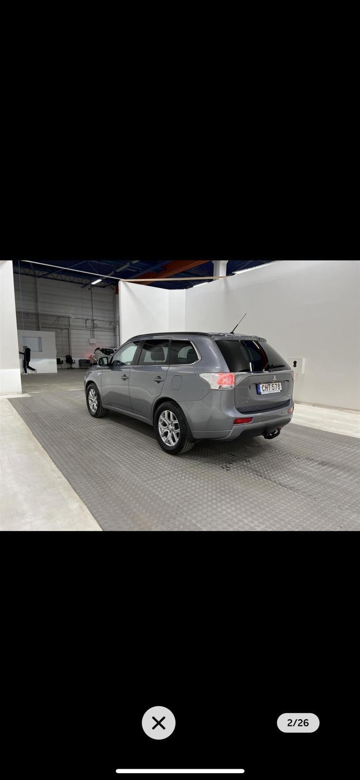 Mitsubishi Outlander PHEV CVT, 203hk, 2014