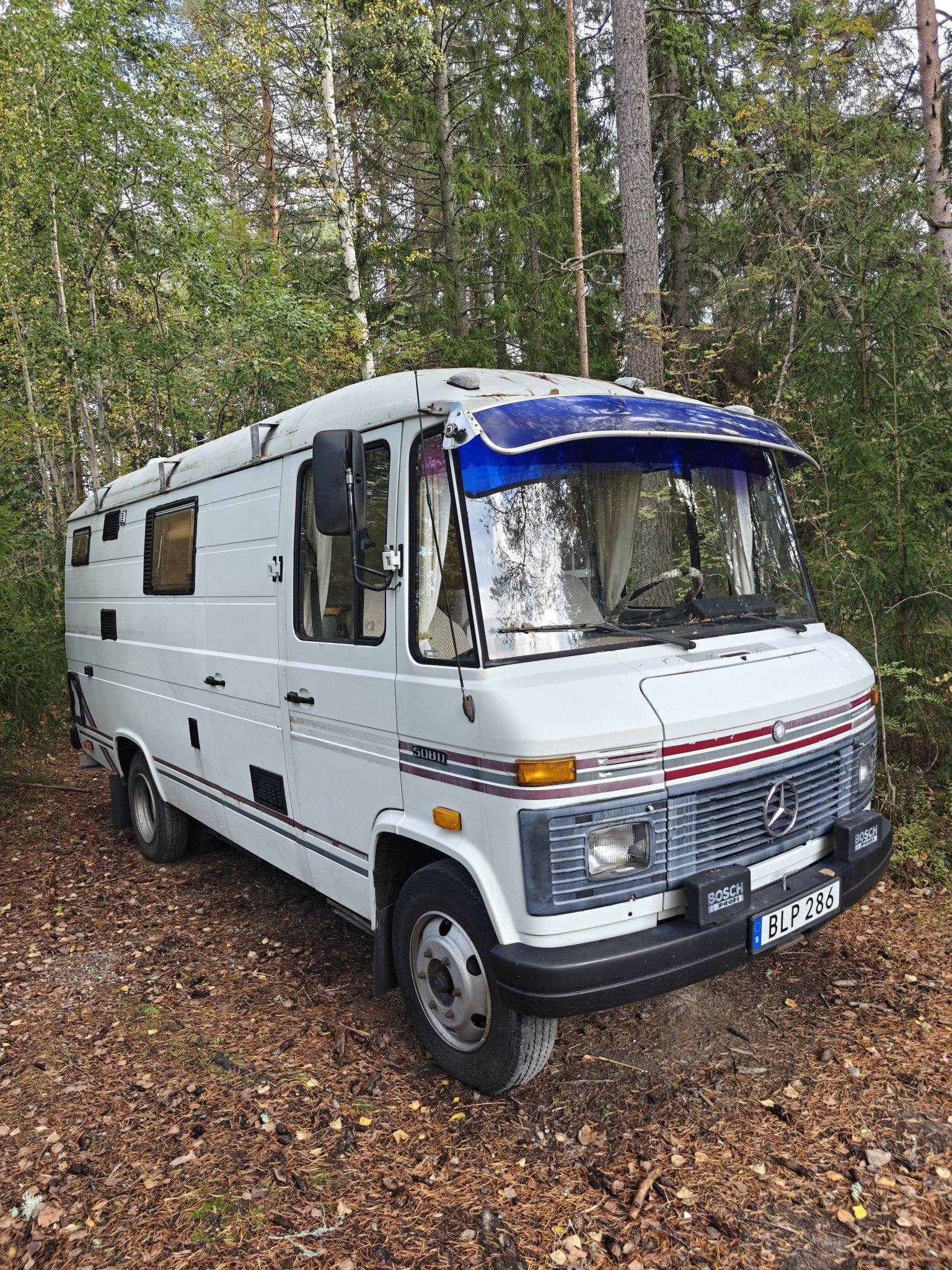 Mercedes-Benz L 508 DGA Skåpbil Manuell, 85hk, 1985