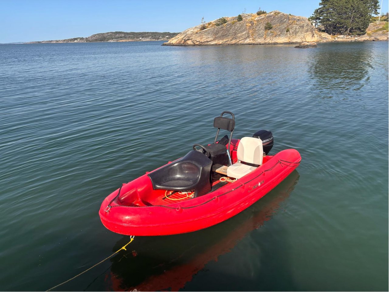 Summer fun ribbåt 9,9 hk Mercury