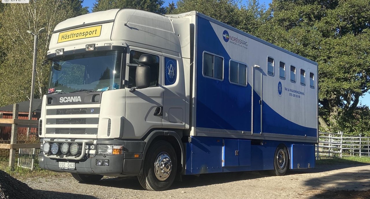 Hästlastbil scania R94