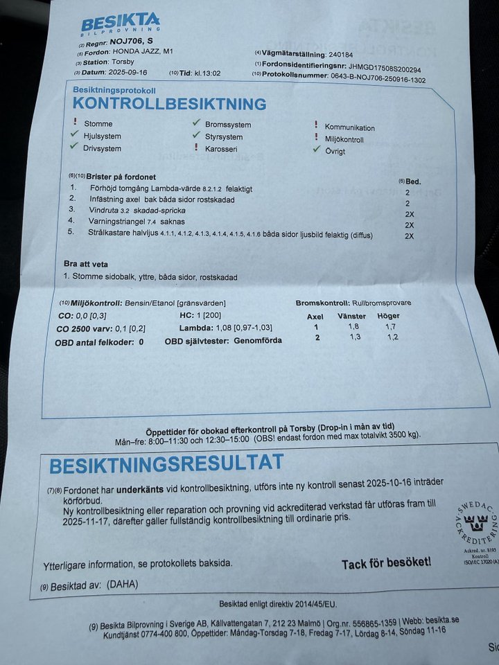 Honda Jazz 1.3 Manuell, 83hk, 2008