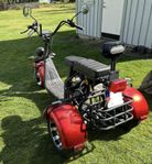 Elscooter Trehjuling - Röd 2000W