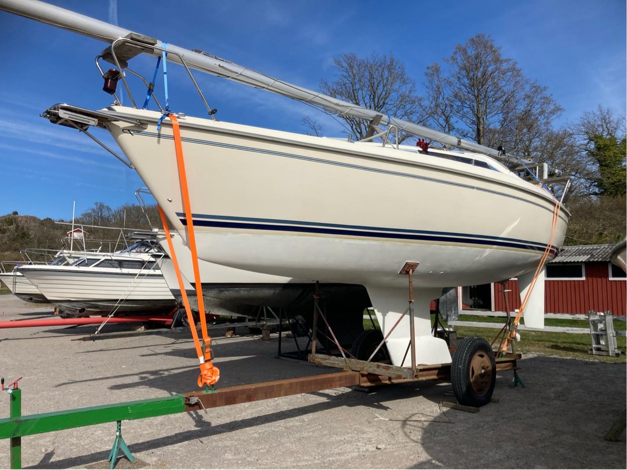 Trailer till segelbåt 