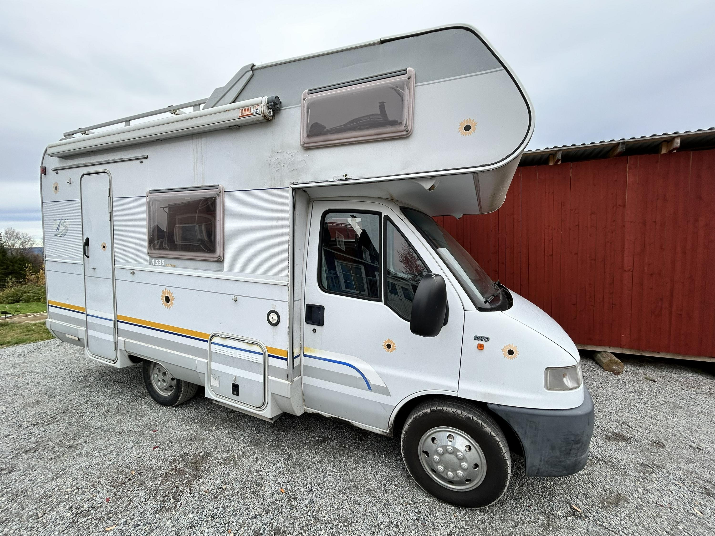 Fiat Ducato Conversion Karosseri Platform 1.9 TD Manuell, 5-trinn, 90hk, 2001