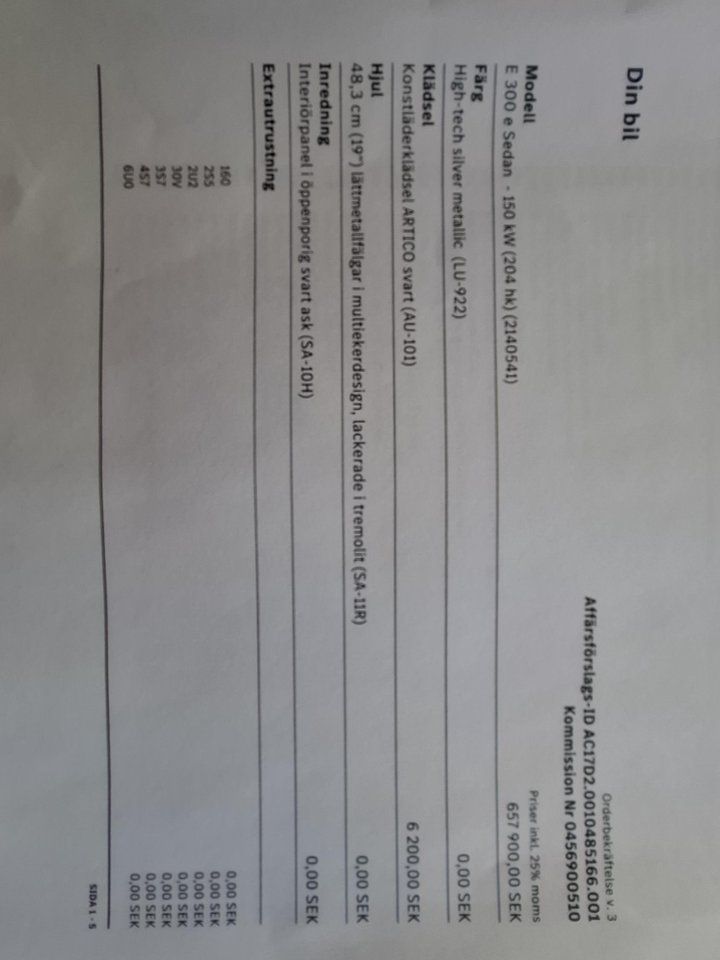 Mercedes-Benz E 300 e 9G-Tronic, 313hp, 2024