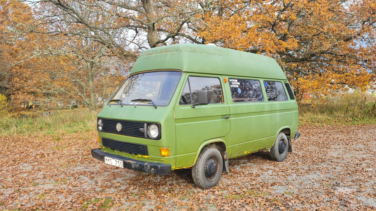 VW T3 1.9 bensin automat högt...