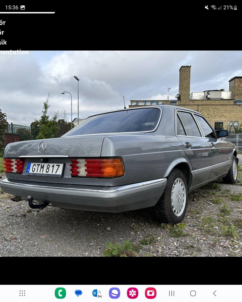 Mercedes-Benz 300 SE Automatic, 4-trinn, 180ps, 1987
