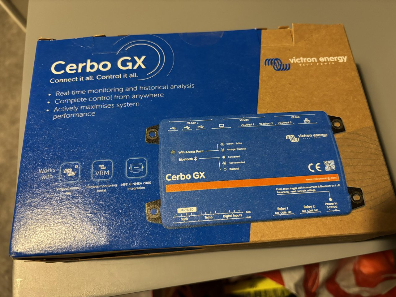 Div nytt Victron energy, Cerb...