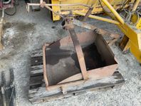 Mullskopa, sidovinge och hissklo