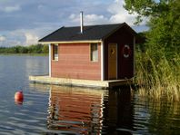 Flytpontoner flotte brygga bastubåt