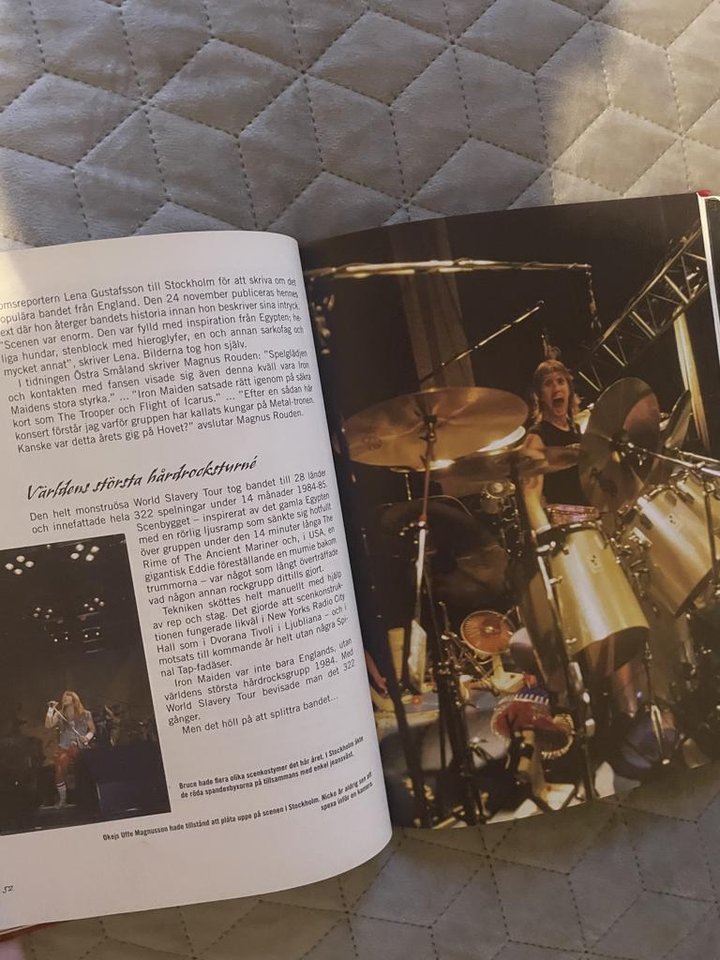 Iron Maiden - DVD:s, BOK, Sve...