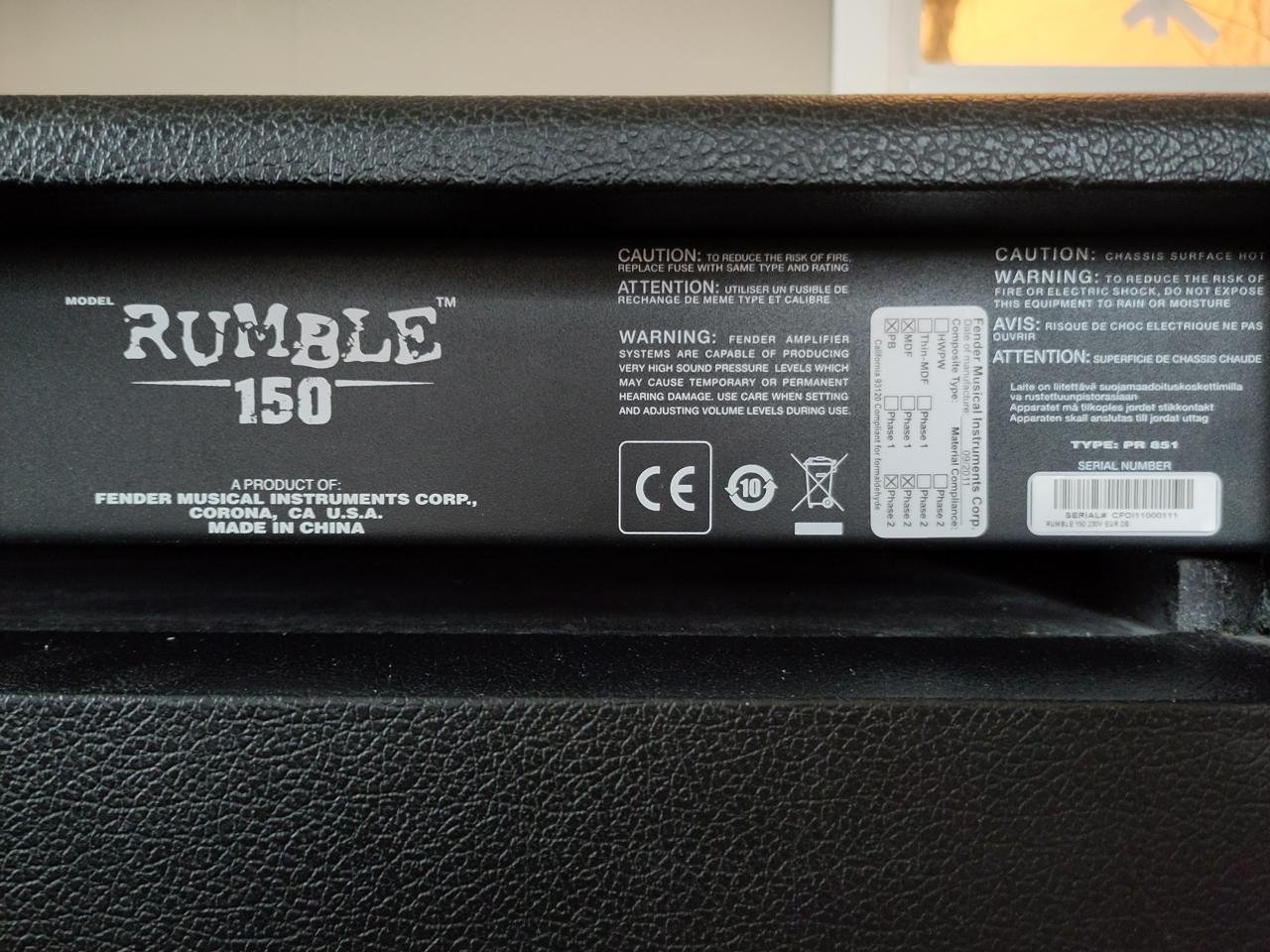 Fender Rumble Combo 150W