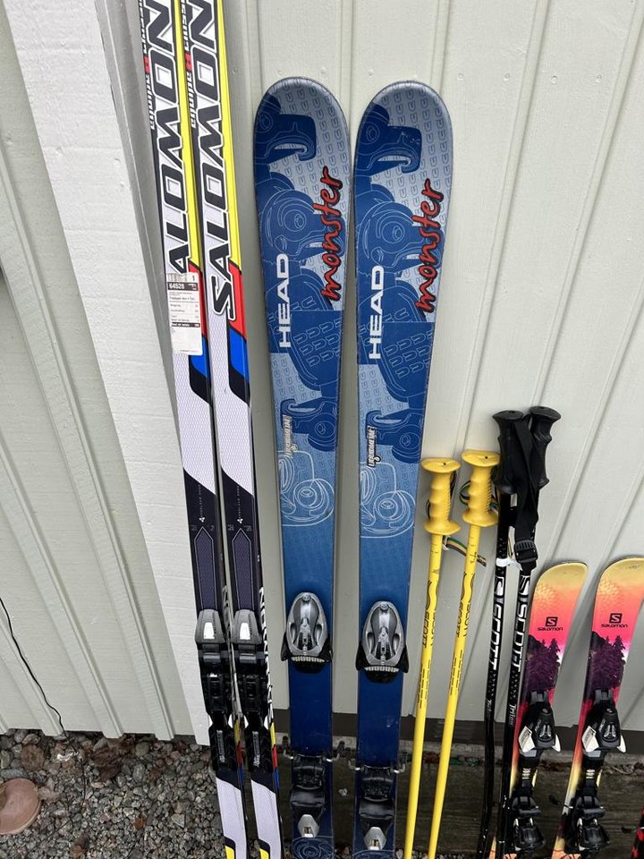 Skidor, längdskidor, stavar, ...