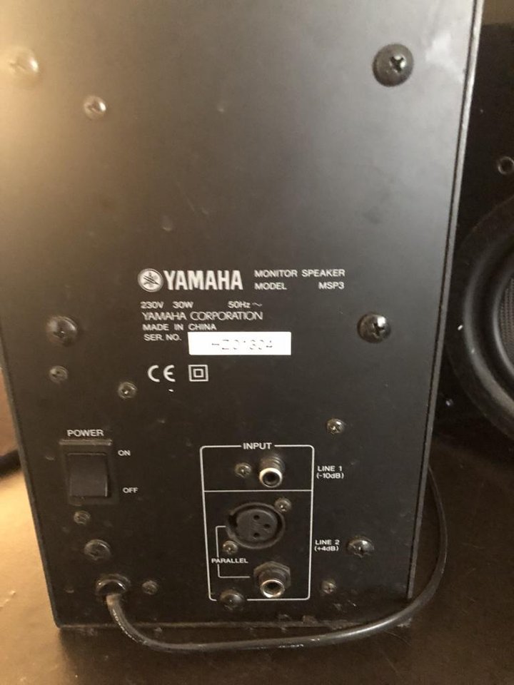 Yamaha Monitorer MSP3