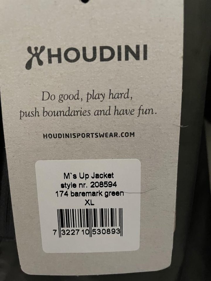 M’s dundra jacka Houdini