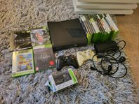 Xbox 360 + spel och kontroller