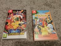 Switch spel, picachu, pokemon tournament 
