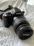 Nikon D40 med väska och laddare 