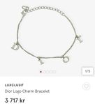 Christian Dior Logo Charm Bracelet