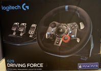 Logitech G29 med pedaler för PS4, PS5 och PC