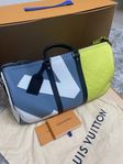 Louis Vuitton Limited Edition Keepall 50B Blue/Yellow M9922