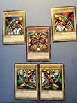 Exodia the Forbidden One - Complete set - 1St edition 