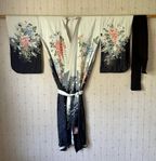 Japansk siden Kimono, morgonrock
