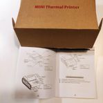 Mini Thermal printer, kvittoskrivare