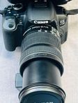 Canon EOS 650D 18MP 18-135 DSLR Set. i Japan. Ny.