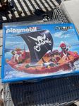 Playmobil piratskepp oanvänt 