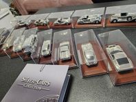 MODELLBILAR, 13 delar, Silver Cars Collection.