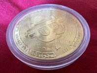 Bitcoin mynt 24 k platering