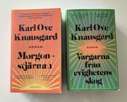 M. Jungstedt, Karl Ove Knausgård, Läckberg, inbundna/pocke